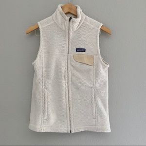 Patagonia Raw Linen Re-Tool Fleece Vest